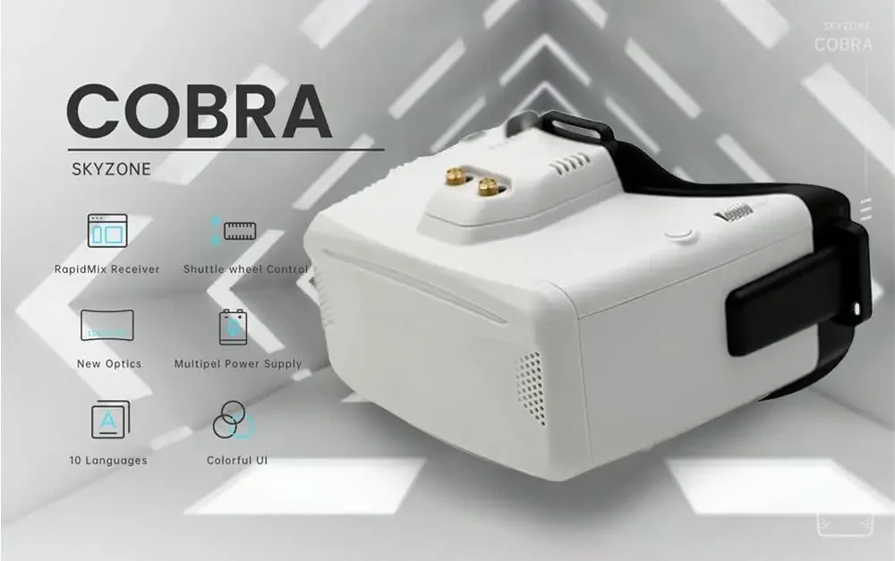 Okulary FPV SKYZONE Cobra X V4 – Skyzone Cobra X V2 Fpv Goggles recenzja i cena